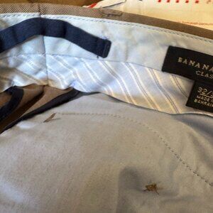 BANANA REPUBLIC MEN PANT SIZE 32 X 32 LIGHT BROWN CLASSIC FIT STRETCH